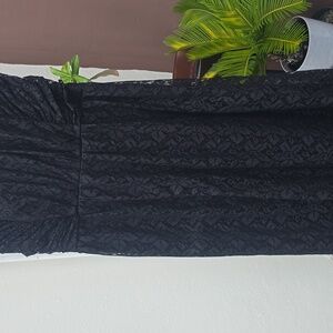 Women's Black Lace Dress